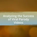 Analyzing the Success of Viral Parody Videos