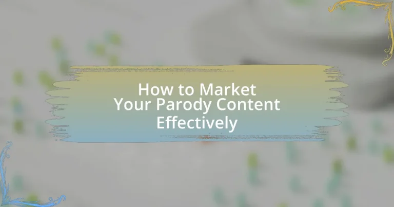 How to Market Your Parody Content Effectively