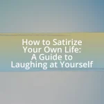 How to Satirize Your Own Life: A Guide to Laughing at Yourself