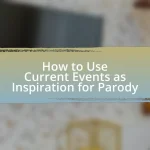 How to Use Current Events as Inspiration for Parody
