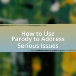 How to Use Parody to Address Serious Issues
