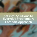 Satirical Solutions to Everyday Problems: A Comedic Approach