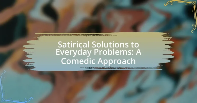 Satirical Solutions to Everyday Problems: A Comedic Approach
