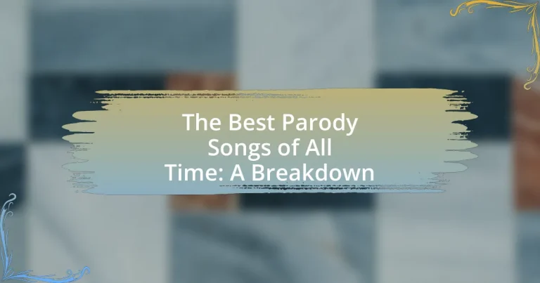 The Best Parody Songs of All Time: A Breakdown