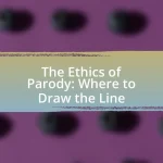 The Ethics of Parody: Where to Draw the Line