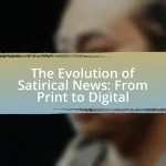 The Evolution of Satirical News: From Print to Digital