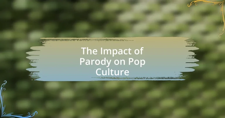 The Impact of Parody on Pop Culture