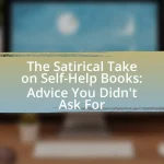 The Satirical Take on Self-Help Books: Advice You Didn’t Ask For