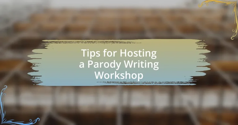 Tips for Hosting a Parody Writing Workshop