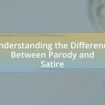 Understanding the Difference Between Parody and Satire