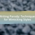 Writing Parody: Techniques for Mimicking Styles